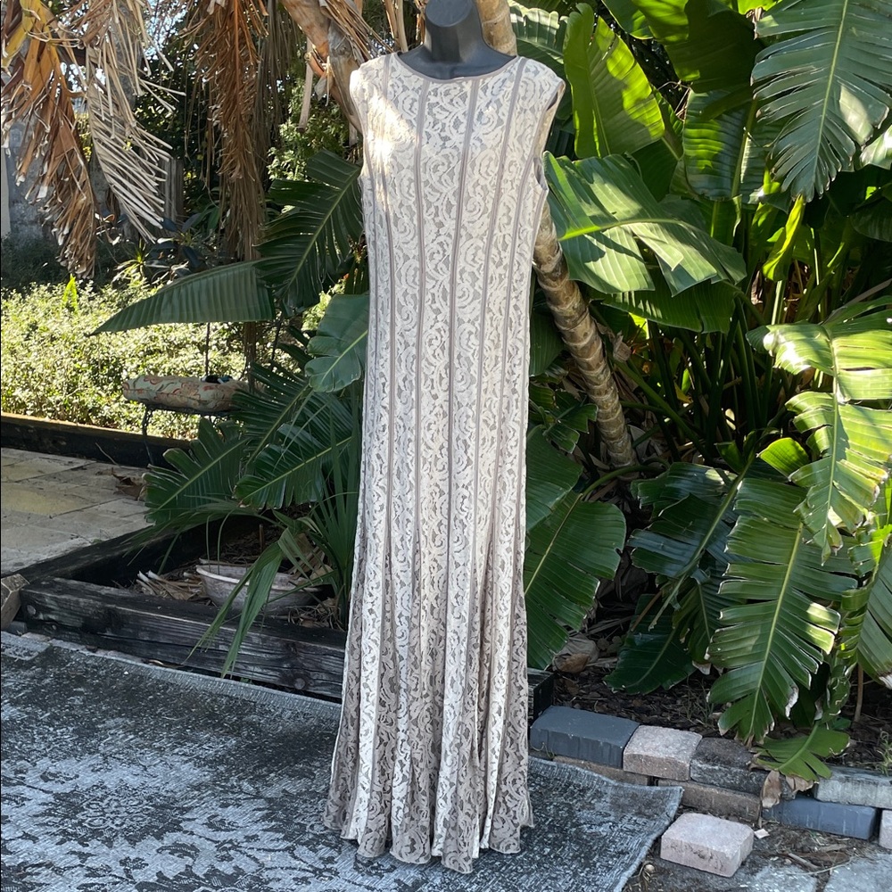 lace ribbon dress